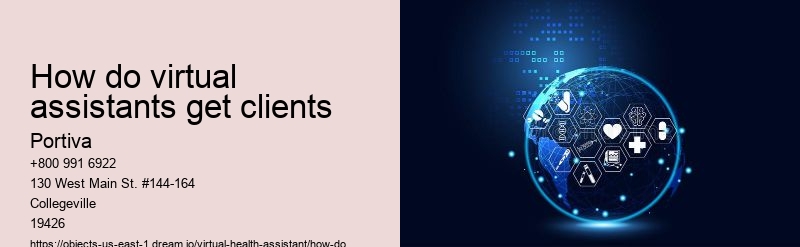 How do virtual assistants get clients