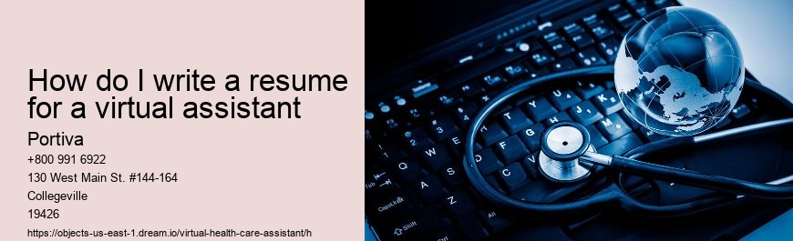 How do I write a resume for a virtual assistant