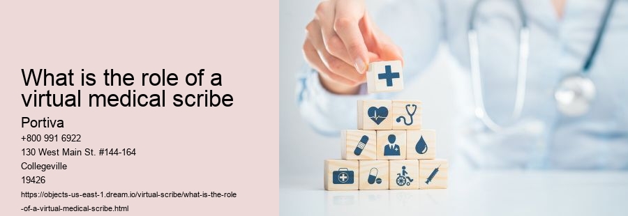 What is the role of a virtual medical scribe