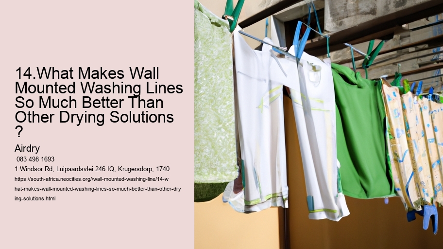 14.What Makes Wall Mounted Washing Lines So Much Better Than Other Drying Solutions ?   