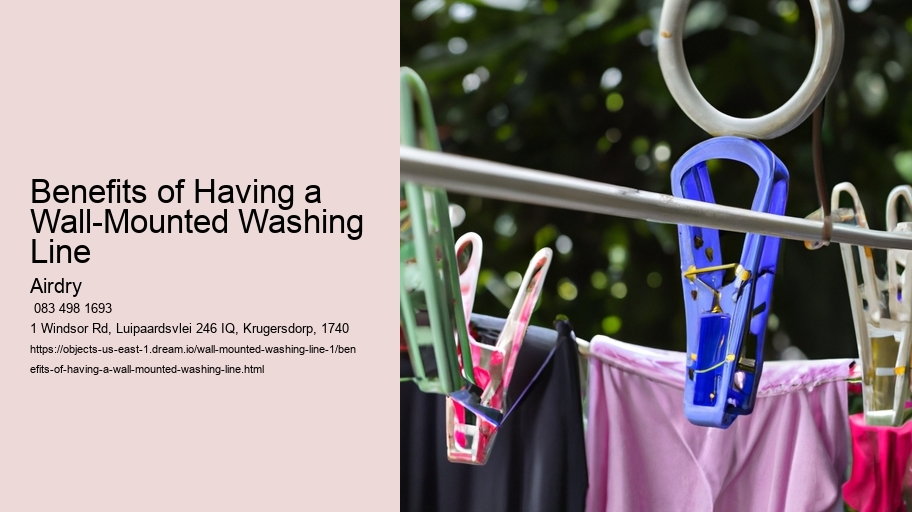 Benefits of Having a Wall-Mounted Washing Line 