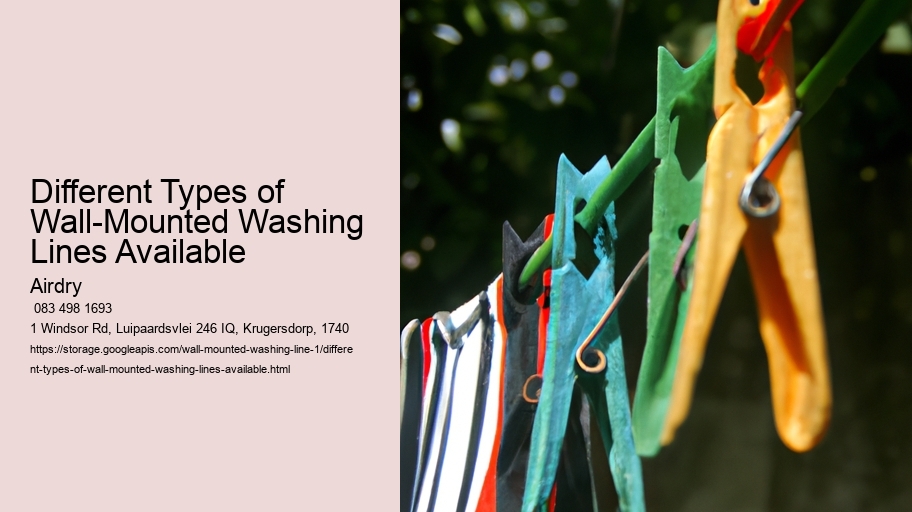 Different Types of Wall-Mounted Washing Lines Available