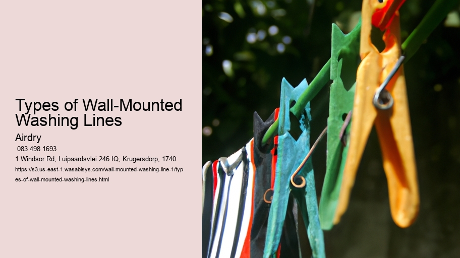 Types of Wall-Mounted Washing Lines 
