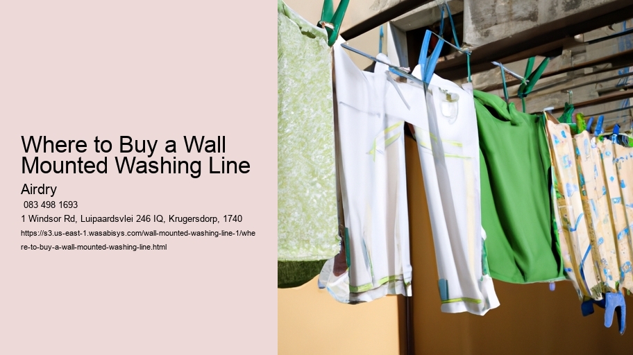 Where to Buy a Wall Mounted Washing Line 