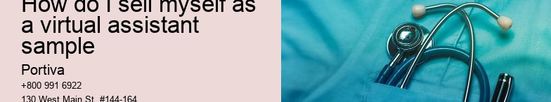 How do I sell myself as a virtual assistant sample