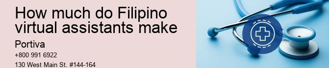 How much do Filipino virtual assistants make