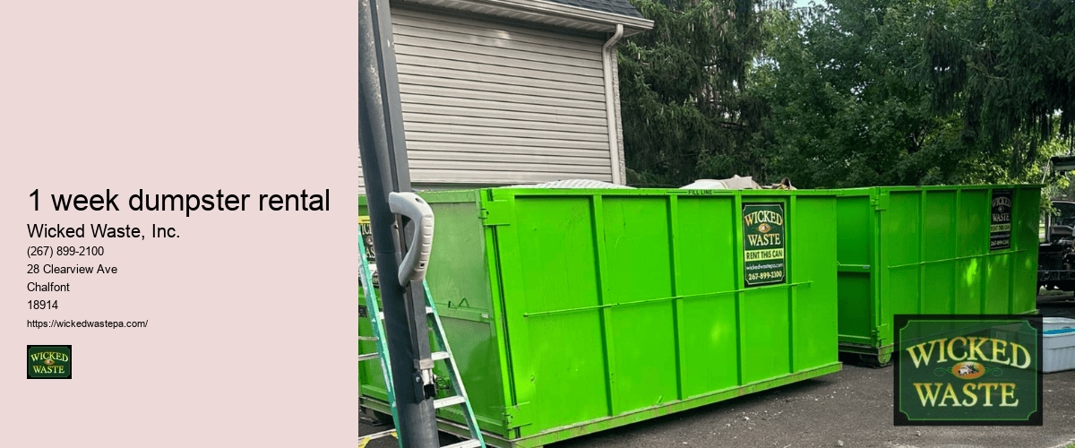 rubbish container rental