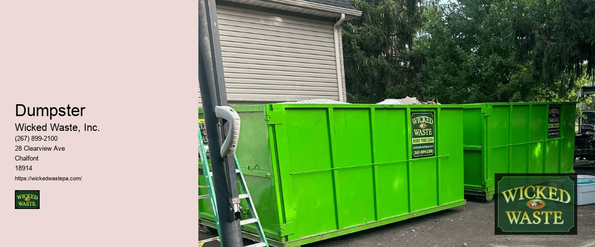dumpster rental for yard waste