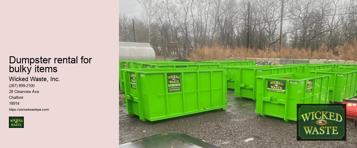 Wicked Waste, Inc. dumpster rental