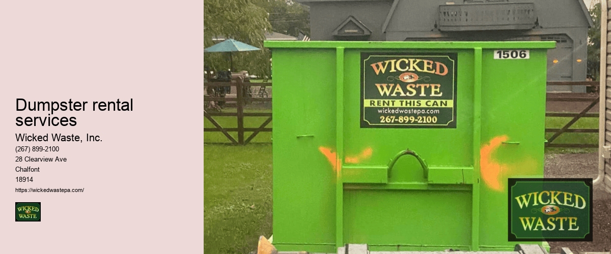 dumpster rental services