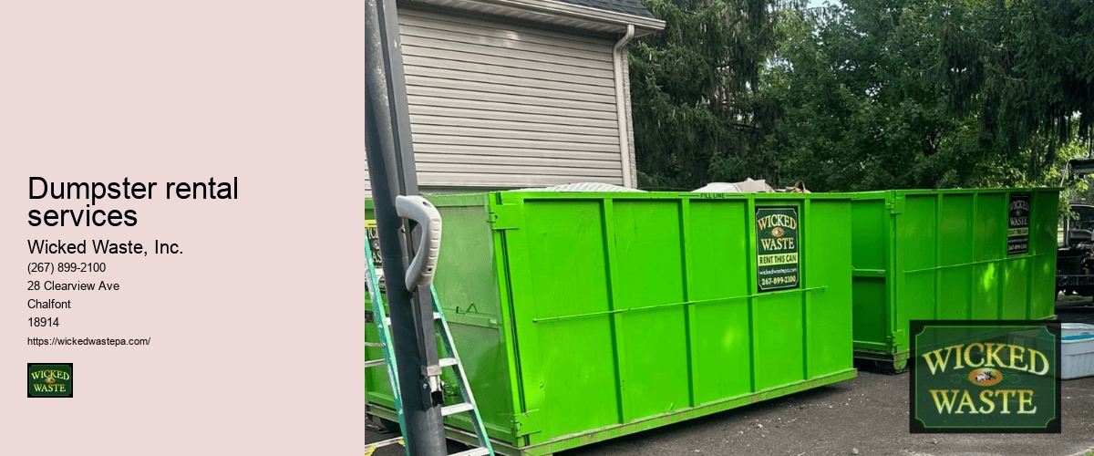 8 yard dumpster waste management