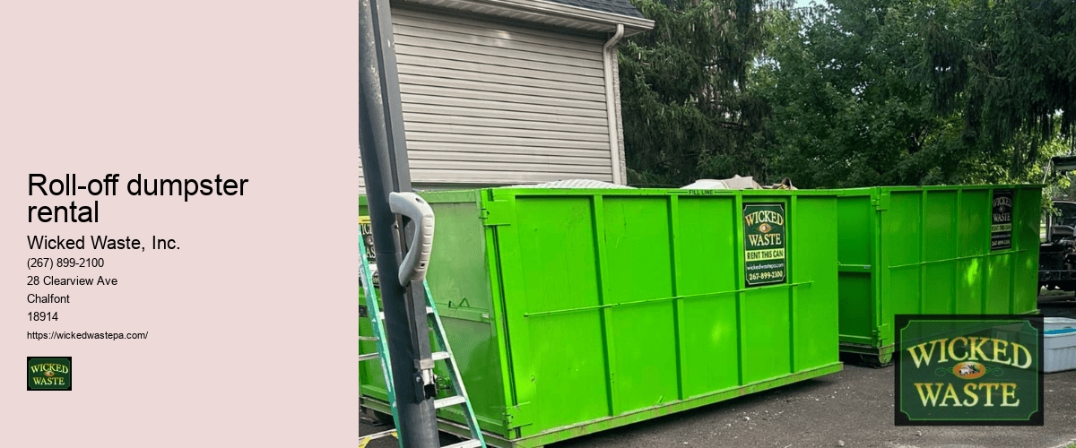 2 yard dumpster service near me