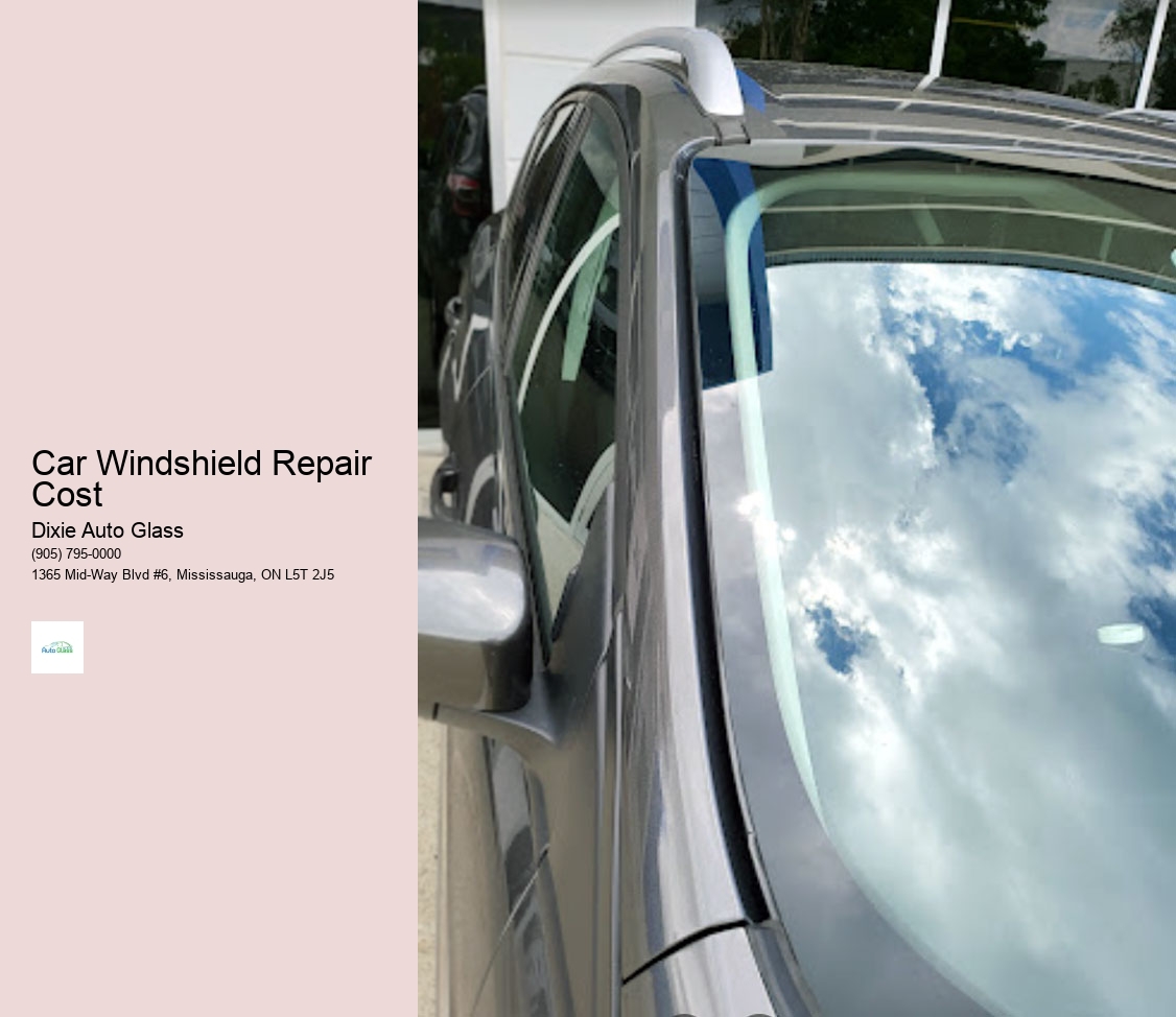 Car Windshield Repair Cost