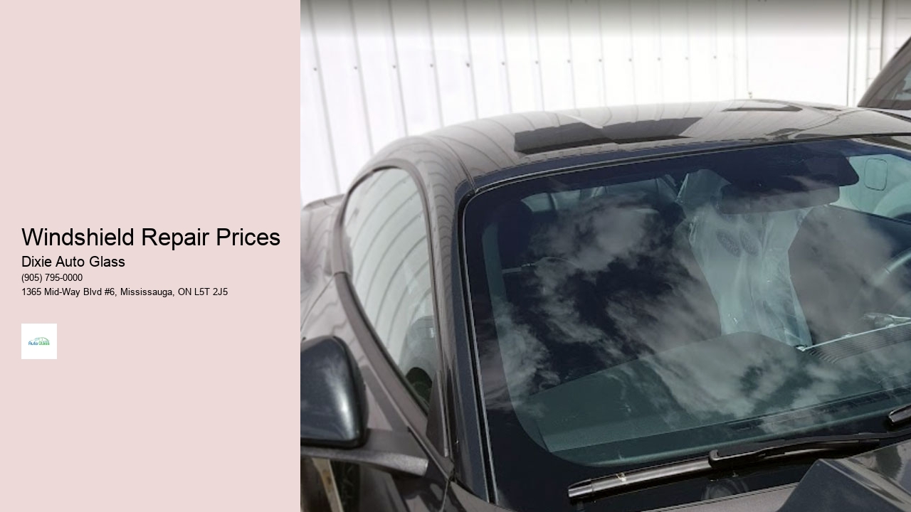 Windshield Repair Prices