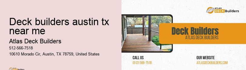 deck builders austin tx near me  