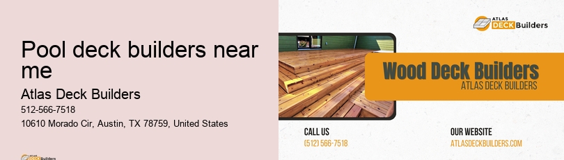 pool deck builders near me  