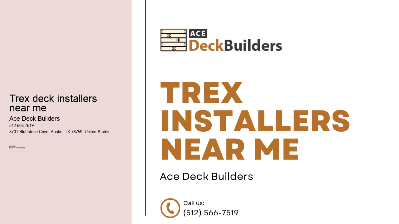 trex deck installers near me