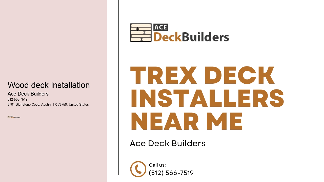 wood deck installation